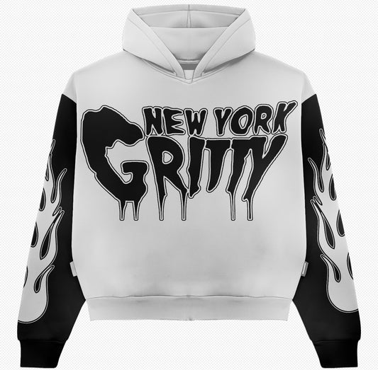 NYG White and Black Hoodie